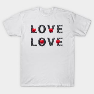 Love Love For Girls T-Shirt